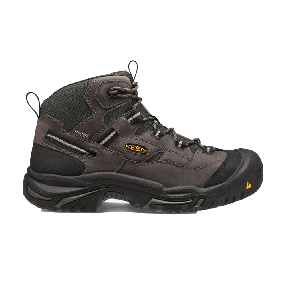Keen Men's Braddock Waterproof Mid 4-1/2 Inch Work Boots with Steel Toe from Columbia Safety